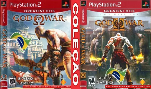 God of War 1 e 2 dublado português Ps2 - Escorrega o Preço