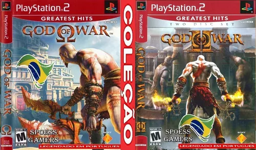 God Of War 1 E 2 Ps2 Legendado Português (2 Dvds) Patch Me