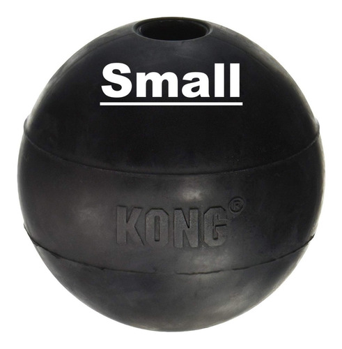 Pelota Perros Kong Ball Pelota Goma Negra Extreme Small S