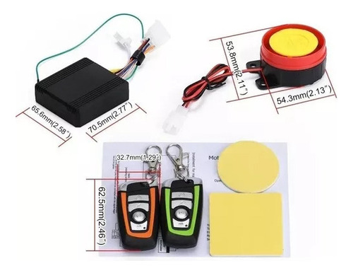Alarme Moto Universal Partida A Distância Modo Localizador.