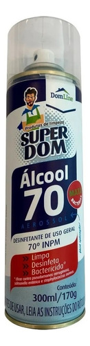Álcool 70 Em Spray Inpm Aerossol 300ml