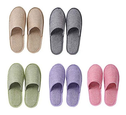 Uilb Pantuflas Desechables Para El Hogar Para La Familia Spa