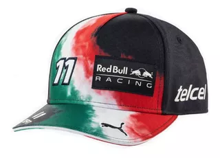 Gorra F1 Red Bull Checo Perez Puma Mexico Plana