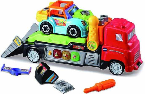 Camión De Tunning Y Taller Vtech Con Luz Y Sonido Accesorios