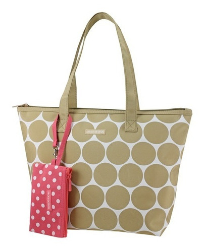 Bolsa Nude Com Niqueleira Dots Jacki Design 