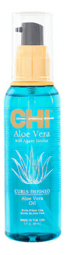 Chi Kit Aloe Vera Curl Care Kit Sh/ Ac/ Oil/ Cabello Rizado