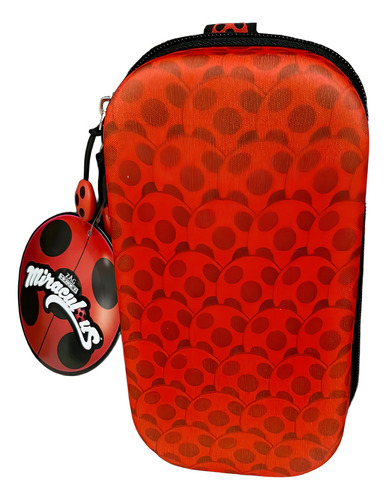 Fm Lapicera Escolar Estuche Lady Bug Skin Miraculus 02539