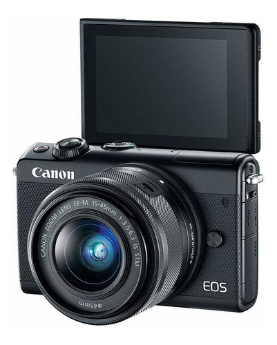 Canon EOS M100 15-45mm IS STM Kit mirrorless cor preto