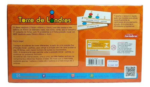 Torre De Londres Desafio Educativo Raciocínio Lógico