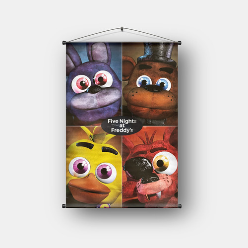 Pendón - Poster Five Nights At Freddy's 60 X 90 Cm 