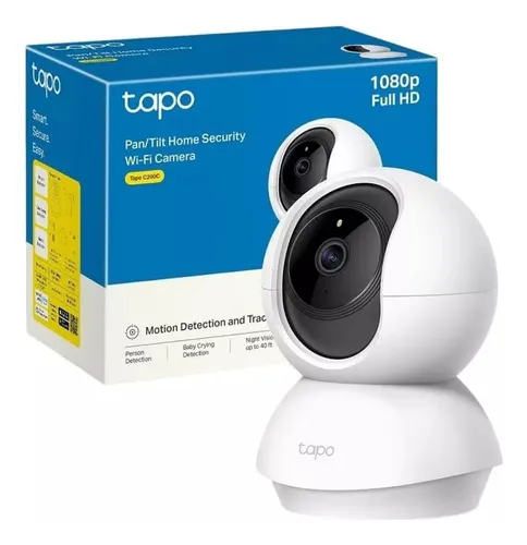 Cámara De Seguridad Tp-link Tapo C200c Wifi Full Hd 360° Blanco