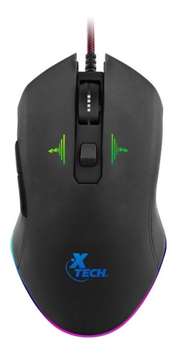 Mouse Gamer Xtech Iluminado 6botones 3200 Dpi Cable Mallado