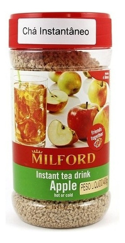Chá Instantâneo Granulado Milford Apple - Sabor Maçã 400g