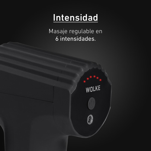 Imagen 3 de 10 de Pistola Masajeadora Rehabilitación Lesiones Muscular Wolke