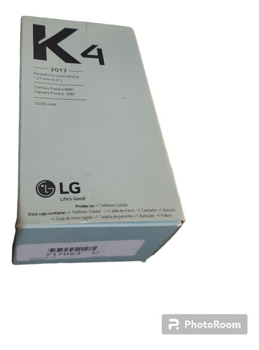 Caja *original* LG K4 2017