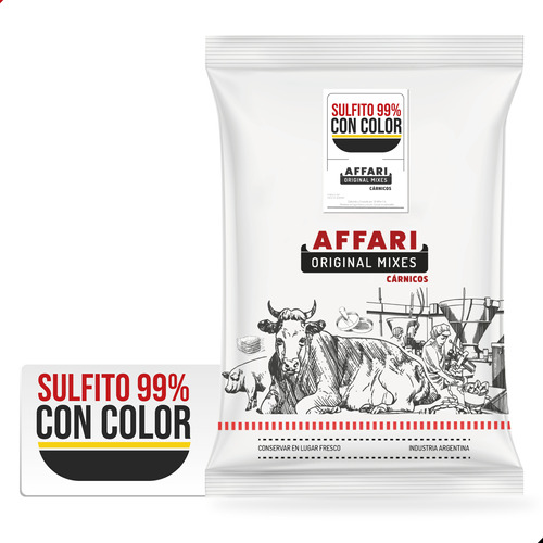 Sulfito Color Rojo Affa N°4 Antioxidante Bactericida X 5kg