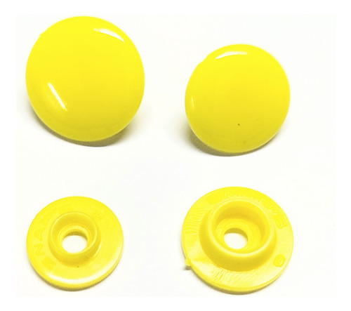 Broches De Presion Snaps 15-13 Por 100 Unidades + Matriz Tmp Amarillo Patito