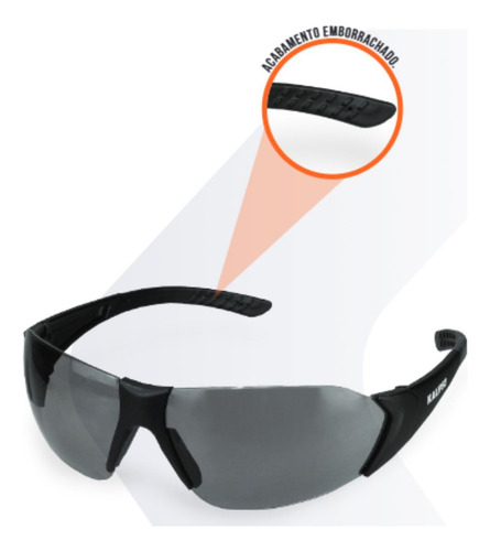 Kit 2 Oculos Segurança Java Incolor Kalipso Policarbonato