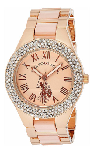 Reloj Mujer U.s. Polo Assn. Usc40219 Cuarzo Pulso Plateado