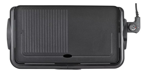 Plancha Grill Eléctrica 2x1 Negro