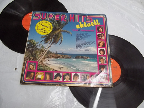 Lp Vinil Duplo - Super Hits Aktuell - Coletanea 