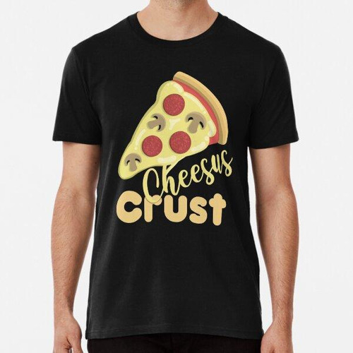 Remera Juego De Palabras De Pizza Con Masa De Queso Algodon 