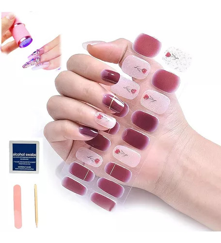 Kit De Pegatinas De Uñas De Gel Uvnailz Diy Para Uñas