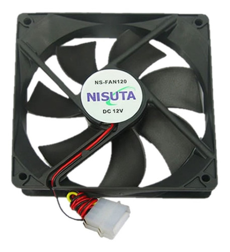 Cooler Pc Fan Turbina Ventilador 120mm Buje 12v 4p