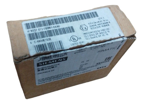 Siemens Conector Profibus Dp 6es7972-0bb61-0xa0