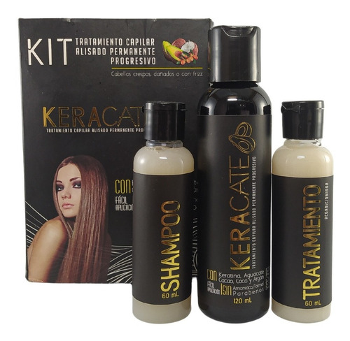 Alisado Capilar Keracate Kit - mL a $916