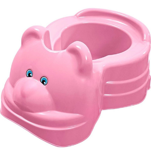 Troninho Infantil Tutti Baby Ursinho Rosa Bebe