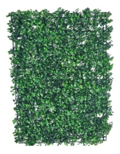 Panel Decorativo Verde Artificial 1 Pza Sinténtico 60x40cm