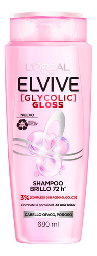 Shampoo Loreal Elvive Glycolic Gloss 680 Ml