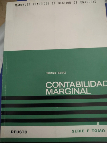 Contabilidad Marginal Tomo 3 - Francisco Rodrigo  