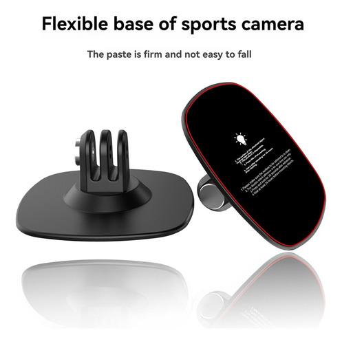Cámara Con Base Fija Flexible Y Adaptativa Para X3/4/gopro
