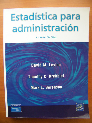 Estadística Para Administración, David Levine