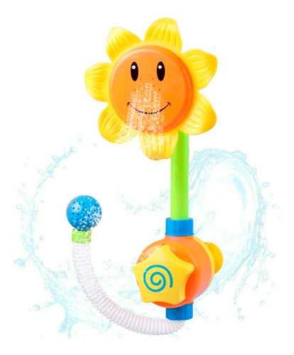 Imagen 1 de 5 de Juguete Para Baño Infantil - Flor Lluvia