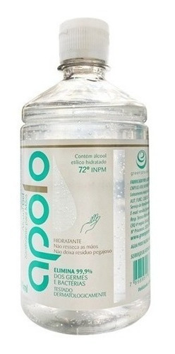 Álcool Gel P/ Mãos 70°anti-séptico 500g Cx C/12 Frascos