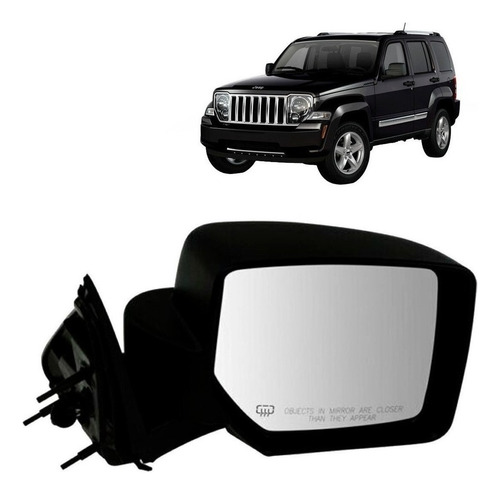 Espejo Eléctrico Rh Para Jeep Liberty 2008 2012 5pines