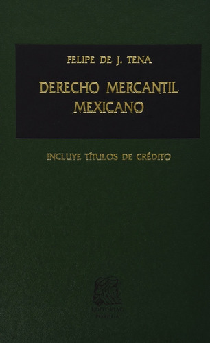 Derecho Mercantil Mexicano