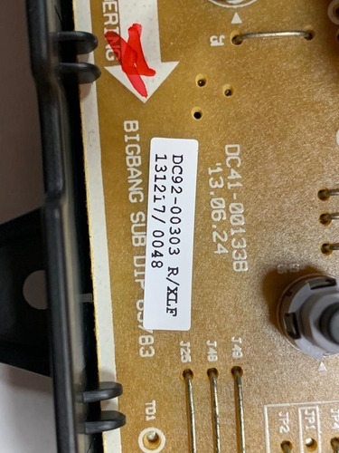 Imagen 2 de 2 de Tarjeta Display Lavadora Samsung Dc92-00303r