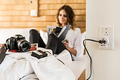 Skross World To Usa Country Travel Adaptor, White