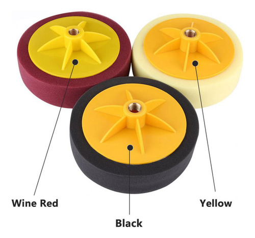 Esponja Para Pulir Coches, 15 Cm, 6 Pulgadas/15 Cm, Herramie