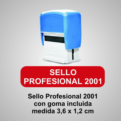 Sello Personal Profesional + Texto Gratis  Microcentro !!!