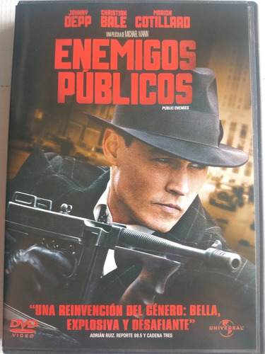 Dvd Enemigos Públicos Johnny Depp