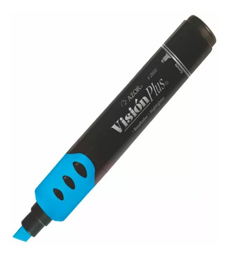 Marcatextos Vision Plus Azul Azor 1 Pz Resaltador