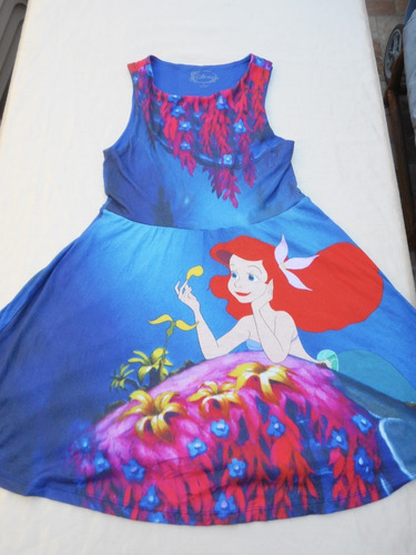 Vestido Para Niña De La Sirenita Original Disney Talla M