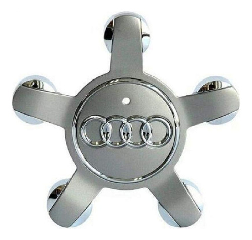 Tapa De Aro Gris Para Audi Emblema De Llanta