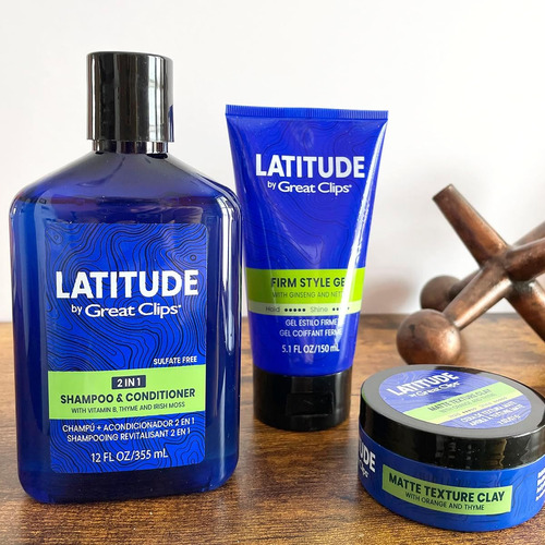 Great Clips Latitude Shampoo + Condicionador 2 Em 1 | Conjun