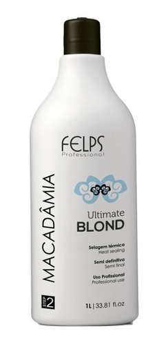 Felps Progressiva Macadâmia Ultimate Blond  1 Litro + Brinde